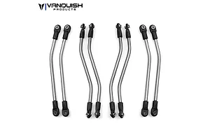 Vanquish 3/16" Titanium Wraith Linkage Upgrade Set 8Pcs