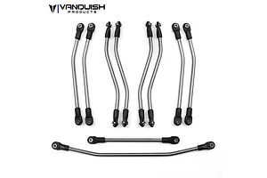Vanquish 3/16" Titanium Wraith Linkage Upgrade Set 10Pcs