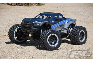 Pro-Line 4.0/5.5" X-Maxx MX43 Pro-Loc Tyres on Impulse Pro-Loc Black Bealock Rims 2Pcs image 22002
