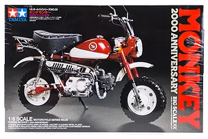Tamiya 1/6 Honda Monkey 2000 Motorcycle Plastic Model Kit image 22259