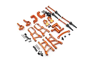 Yeah Racing HPI RS4 Orange Aluminium Essential Upgrade Set image 22709