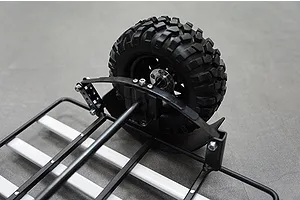 Yeah Racing 1/10 Black Steel Leaf Sprung Dirt Bike Trailer Kit image 22728