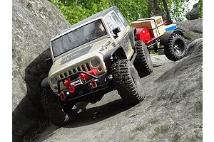 Yeah Racing 1/10 Black Steel Leaf Sprung Trailer Kit image 22731