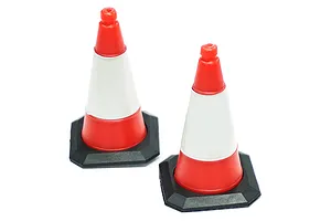 Yeah Racing 1/10 Red Road Cones 4Pcs image 22767