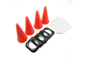 Yeah Racing 1/10 Red Road Cones 4Pcs image 22768