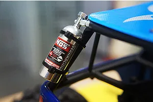 Yeah Racing 1/10 Blue Aluminium 23g Nos Nitrous Oxide Balance Weight w/ Mount image 22804