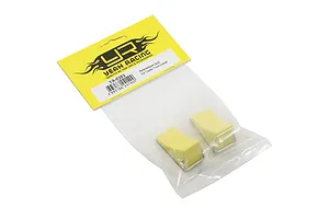 Yeah Racing 1/10 Yellow Aluminium Wheel Chock 2Pc image 22858
