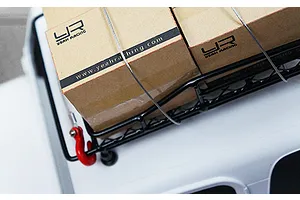 Yeah Racing 1/10 140x100mm Black Metal Roof Rack image 22923