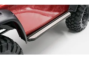 Yeah Racing TRX-4 Defender Stainless Steel Rock Rails Diamond Plate Set image 22990