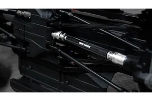 Yeah Racing Black Stainless Steel & Aluminium TRX-4 Centre Front & Rear Drive Shaft Set 2Pc image 23016