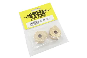 Yeah Racing TRX-4 High Mass Brass Front or Rear Portal Axle Covers 2Pcs image 23037