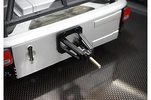 Yeah Racing 1/10 Black Steel Spare Tyre Mount image 23072