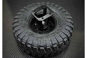 Yeah Racing 1/10 Black Steel Spare Tyre Mount image 23073