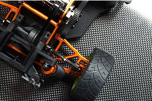 Yeah Racing HPI Sprint 2 Orange Aluminium Rear Lower Suspension Arms 2Pc image 23100