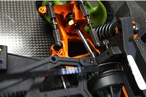 Yeah Racing HPI Sprint 2 Orange Aluminium Front Lower Suspension Arms 2Pc image 23103