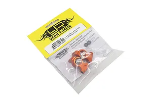 Yeah Racing HPI RS4 Orange Aluminium Rear Hub 2Pc image 23121