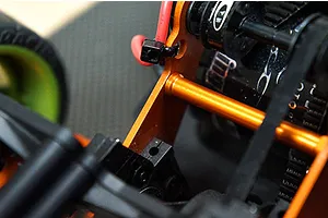 Yeah Racing HPI Sprint 2 Orange Aluminium Motor Mount Support Post image 23140
