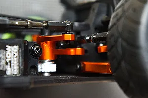 Yeah Racing HPI Sprint 2 Orange Aluminium Ball Bearing Steering Set image 23159