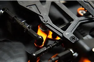 Yeah Racing HPI Sprint 2 Orange Aluminium Ball Bearing Steering Set image 23160