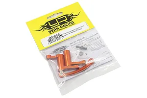 Yeah Racing HPI RS4 Sport 3 Orange Aluminium Ball Bearing Steering Set image 23164