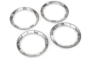Area RC Silver Aluminium DBXL Beadlock Set image 23403