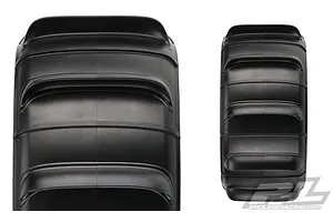 Pro-Line 4.0/5.5" X-Maxx Sling Shot Sand Paddle Tyres on Impulse Pro-Loc Black Bealock Rims - Glued Wheels 2Pcs image 23443