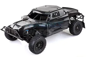 Rovan 5IVE-T Black Complete Injection Molded Panels Body Shell w/ Complete Roll Cage image 23630