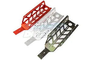 Rovan Gunmetal Aluminium CNC Dragon Bone Lightened Main Chassis image 23676