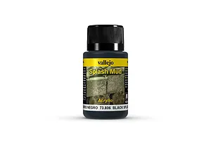 Vallejo Splash Black Mud Weathering Effects Paint 40ml