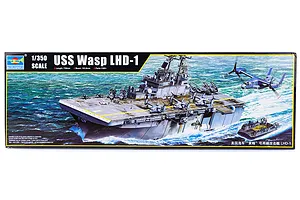 Trumpeter 1/350 USS Wasp LHD-1 Aircraft Carrier Plastic Model Kit image 23850
