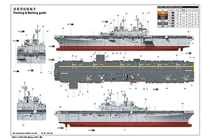 Trumpeter 1/350 USS Wasp LHD-1 Aircraft Carrier Plastic Model Kit image 23856