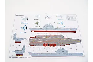 Trumpeter 1/350 USSR Admiral Kuznetsov Aircraft Carrier Plastic Model Kit image 23882