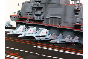 Trumpeter 1/350 USSR Admiral Kuznetsov Aircraft Carrier Plastic Model Kit image 23903