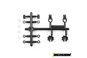 Vanquish Black & Silver Aluminium 90mm Shocks 2Pcs image 23945