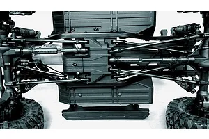 MIP TRX-4 (12.3" Wheelbase) Splined Center CVD Steel Drive Shafts 2Pcs image 23955