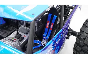 Yeah Racing 1/10 Blue Safety Seat Belt Accessory image 24024