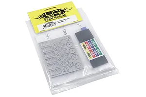 Yeah Racing 1/10 Blue Safety Seat Belt Accessory image 24025