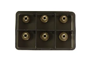 Yeah Racing Hard Coated Aluminium 29T, 30T, 31T, 32T, 33T, 34T 64dp Pinion Gear Set 6Pcs image 24136