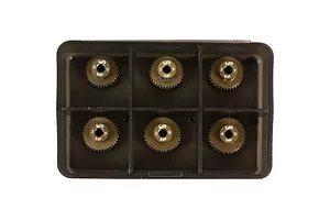 Yeah Racing Hard Coated Aluminium 35T, 36T, 37T, 38T, 39T, 40T 64dp Pinion Gear Set 6Pcs image 24139