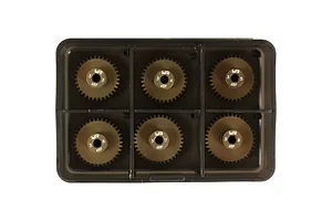 Yeah Racing Hard Coated Aluminium 33T, 34T, 35T, 36T, 37T, 38T 48dp/0.5Mod Pinion Gear Set 6Pcs image 24154