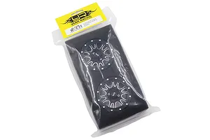 Yeah Racing Black Aluminium 2.2" 12 Spoke Beadlock Rims 2Pcs w/ Black 12mm Hex Hub image 24198