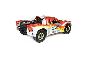 Losi Super Baja Rey RC Short Course Truck Electric Brushless 4WD 1/6 Scale RTR - Red image 24252