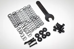 Yeah Racing 1/10 Red 120mm Desert Lizard Two Stage Internal Spring Shocks 2Pcs image 24370