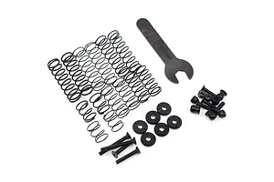 Yeah Racing 1/10 Black 100mm Desert Lizard Two Stage Internal Spring Shocks 2Pcs image 24377