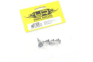 Yeah Racing Black Aluminium 12mm Hexes (5mm Thick) 4Pcs w/ Hardware image 24389