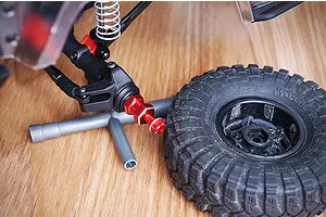 Yeah Racing Red Aluminium 12mm Hexes Adaptors 20mm Off-Set 4Pcs w/ Hardware image 24398