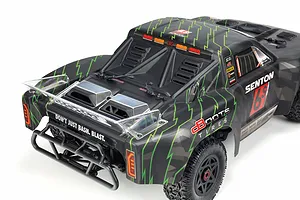 ARRMA 1/8 Senton 6S Black/Green Painted Body Shell image 24481