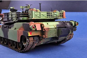 Trumpeter 1/16 U.S. Abrams M1A1 Aim Main Battle Tank Scaled Plastic Model Kit w/ Australian Decals image 24568