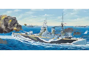 Trumpeter 1/200 HMS Nelson 1944 Battleship Plastic Model Kit image 24588
