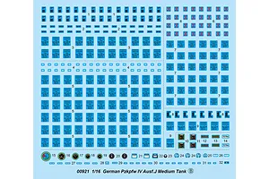 Trumpeter 1/16 German Pzkpfw IV Ausf.J Tank Scaled Plastic Model Kit image 24608